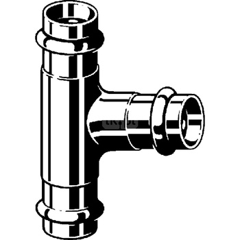 Trójnik z SC 54 brąz / błyszczący