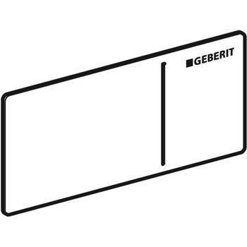 Płytka przycisku zdalnego Typ 70 szkło czarne