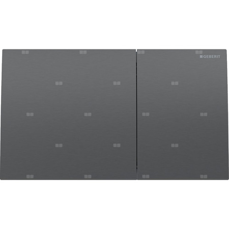 Przycisk uruchamiający Geberit Sigma70, przedni, stal nierdzewna czarny chrom