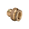 Złącze izolacyjne Sanpress VIEGA 2267 Jednoczęściowy, brąz / brąz, 22 mm, 3/4'' (gwm x mz) z uszczelką