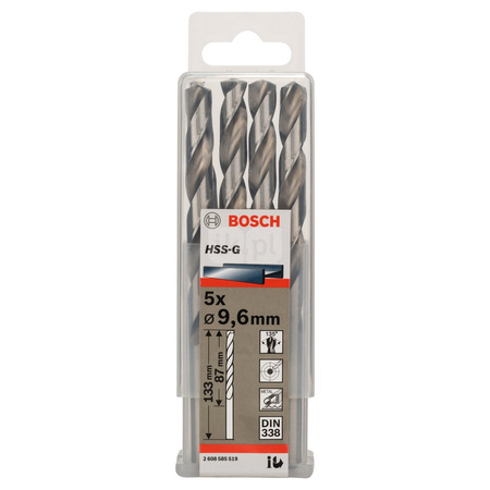 WIERTŁO STAND. HSS-G 135 '9,6/87MM