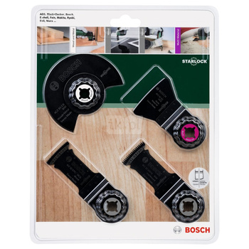 4-częściowy zestaw do podłóg i zabudowy Starlock ACZ 85 EB (1x), AIZ 32 BSPB (1x), AIZ 32 EPC (1x), ATZ 52 SC (1x)