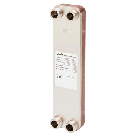 Wymiennik ciepla 1-stopniowy XB05M XB05M-1-20 PN25 G3/4, plyt: 20