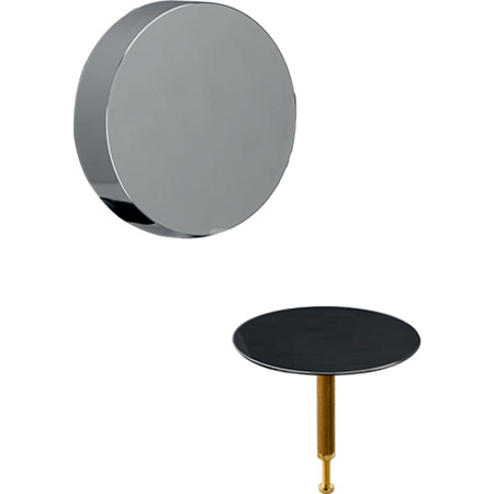 Zestaw wykończeniowy syfonu wannowego, chrom błyszczący