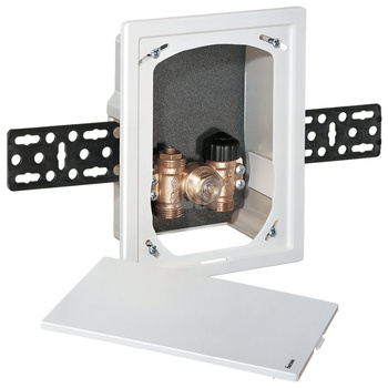 Multibox C/E z zaworem termostatycznym do siłowników lub głowicy z nastawnikiem zdalnym, obudowa biała RAL 9016