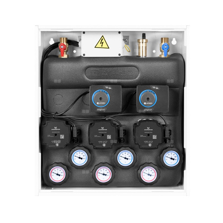 Grupa pompowa AFRISO PrimoBox AZB 555 GZ x GW 3/4'' x 3/4'', z izolacją, z siłownikiem arm 141