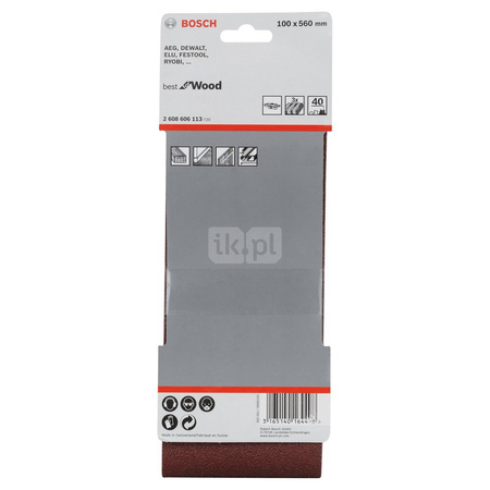 PAS BEZK. 100X560 BEST F/WOOD P40