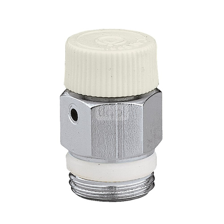 Ręczny zawór odpowietrzający do grzejników z regulowanym wyjściem 1/2" GZ