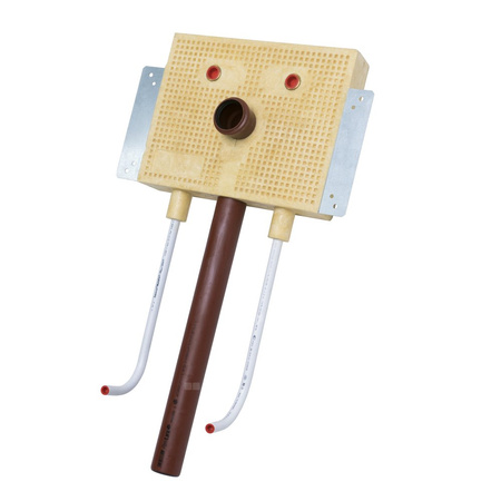 SANHA Box: instalacja w obmurowaniu - podłączenie pralki 270x350/30x70