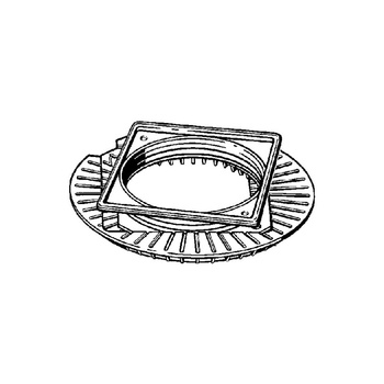 Tarcza, stal nierdzewna / błyszczący do odpływów prysznicowych VIEGA 4954.9