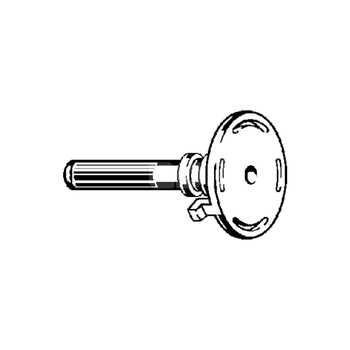 Adapter przeznaczenie: pokrętło z mosiądzu, Multiplex (wykonanie wcześniejsze), tworzywo sztuczne, nr wzoru 6162.45-608 L: 51.5