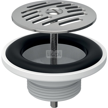 Zawór zestawu odpływowego Geberit ze swobodnym przepływem, kratka