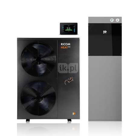 Pompa ciepła Easylife EVI 5,9-18,2 kW, z pompą obiegową, 3F, Easylife Control + Moduł Wifi + Szafa Hydrauliczna Ricom Hydra do Easylife EVI