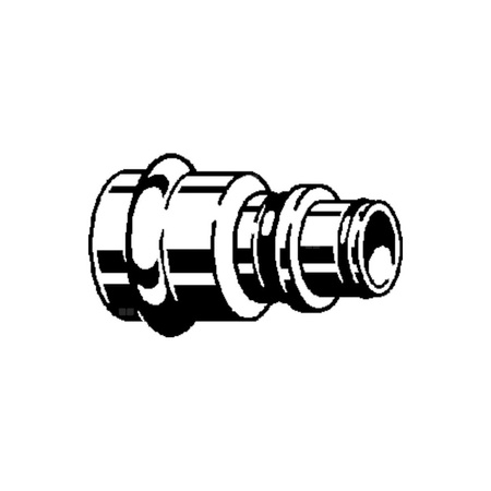 Adapter VIEGA 2233.5 Jednoczęściowy, brąz / brąz, 15 mm (zw x w) z uszczelką
