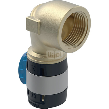 Kolano przejściowe 90' GEBERIT FlowFit, brąz bezołowiowy, 1 1/4'' x 40 mm (GW x łącznik zaprasowywany)