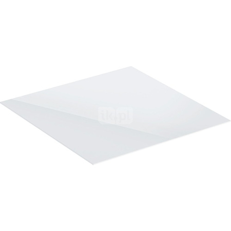 Geberit ONE Blat do szafki bocznej i elementu bocznego, B45cm, T46.5cm, szkło, biały