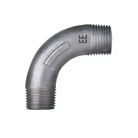 Łuk 90' ODLEWNIA ZAWIERCIE G8/14/3 żeliwo (ocynk) 1'' (GZ x GZ)