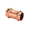 Mufa Profipress VIEGA 2415 Jednoczęściowy, Cu (Stan surowy) / Cu, 28 mm, DN 25 x 28 mm x DN 25 (mz x mz), 52 mm z uszczelką