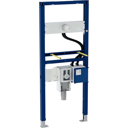 Stelaż podtynkowy do umywalki GEBERIT Duofix, 1300 x 500 x 74 mm, bateria: ścienna z podtynkową skrzynką funkcyjną, regulacja wysokośći, wbudowany syfon