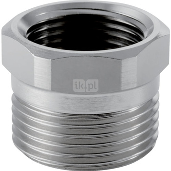 Złączka przejściowa GEBERIT MeplaTherm, mosiądz nikiel (Niklowanie) / mosiądz, 22 mm x 1/2' (GW x eurokonus)