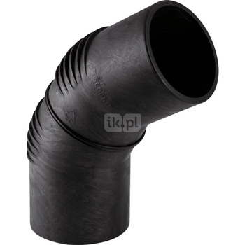 Kolano 60' GEBERIT Silent-db20, polietylen, 110 mm, DN 100 x 110 mm x DN 100 (króciec)