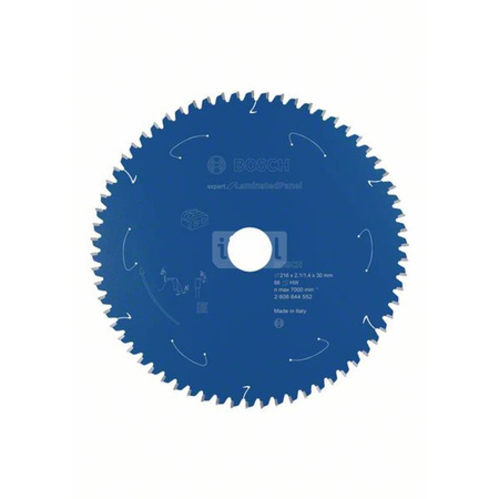 Ostrze do piły tarczowej bezprzewodowej Expert for Laminated Panel 216 x 2,1 / 1,4 x 30 T66