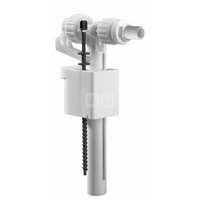 Zawor napełniajacy boczny 3/8'' gwint plastik, kompaktowy, cichy, klasa 1, szybkie napełnianie, działa przy niskim i wysokim cisnieniu (0,5-16 bar), posiada normy europesjskie : NF, Wras, Din, Kiwa.