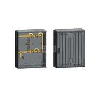 Punkt red-pom na 2 gaz. G4/G6, w pionie, w skrzynce poliestrowej 662x848x250-popielaty