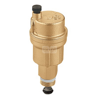 ROBOCAL - Automatyczny zawór odpowietrzający, z zaworem stopowym. Upust pionowy 3/8" GZ