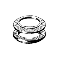 Uszczelka płaska okrągła VIEGA 6161.106 tworzywo sztuczne, 80 mm x 54 mm