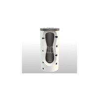 Zbiornik buforowy stojący ELEKTROMET WGJ-B pojemność 220 l z wężownicą, izolacja: pianka polistyrenowa, kolor: czarny