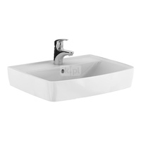 REKORD umywalka mebl. prostokątna 60 cm z/o biała