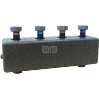 Rozdzielacz do instalacji c.o. AFRISO KSV 125-2 HW GZ 1 1/2'', 2-obieg. Nakrętka 1 1/2'', max. 70 kW