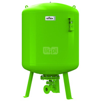 Naczynie wzbiorcze REFLEX Refix DT, pojemność 1000 l, 10 bar / 70'C, kolor zielony, do instalacji C.W.U.