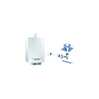 Pakiet - Kocioł gazowy jednofunkcyjny DE DIETRICH MCR3 Evo 24T kondensacyjny wiszący 6,1-24,8 kW + Zestaw powietrzno-spalinowy szachtowy 