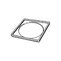 Ramka renowacyjna, stal chromoniklowa / błyszczący do odpływów prysznicowych VIEGA 4949.4