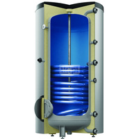 Pojemnościowy podgrzewacz wody Storatherm Aqua AF 200/1M_B 1 wężownica, srebrny, klasa energetyczna B