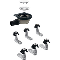 Skrzynka montażowa do paneli do natrysków bezbrodzikowych Geberit Setaplano, d50, H115 h50, 6x