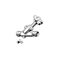 Zawór wodny VIEGA 2238.5 zz 35 mm x zz 35 mm