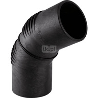 Kolano 60' GEBERIT Silent-db20, polietylen, 110 mm, DN 100 x 110 mm x DN 100 (króciec)