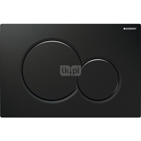 Przycisk uruchamiający Geberit Sigma01, przedni, czarny RAL 9005