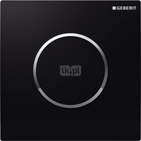 Pneumatyczny zawór spłukujący Geberit do pisuaru, ręczny, Typ 10, czarny-chrom bł.-czarny