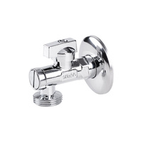 Zawór kulowy PERFEXIM PHA-011 mosiądz chromowany, PN16 1/2'' x 3/8'' gz x gz, uchwyt: dźwignia