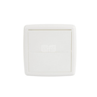 Gniazdo wyrzutowe białe (dwuklapkowe)