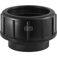 Złącze GEBERIT HDPE, polietylen, 90 mm, DN 90 (króciec x śrubunek) z uszczelką