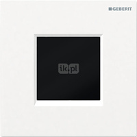 Elektroniczny zawór spłukujący Geberit do pisuaru, zasilanie bateryjne, Typ 30, biały-chrom bł.