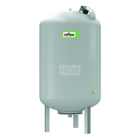 Naczynie wzbiorcze REFLEX G, pojemność 200 l, 10 bar / 120'C, kolor szary, do instalacji