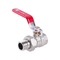 Zawór kulowy PERFEXIM PHA-005/R mosiądz niklowany, PN30 3/4'' gz x gw, uchwyt: dźwignia