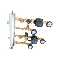 Grupa pompowa AFRISO BPS 961 AP GZ x GW 1'' x 3/4'', z zaworem mieszającym, z zaworem termostatycznym, z pompą obiegową