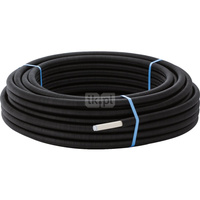 Rura PE-RT II/AL/PE-RT II GEBERIT MeplaTherm 20 mm x 2.5 mm, izolacja kolor czarny z rurą osłonową - kręgi 50m wielowarstwowa gładka